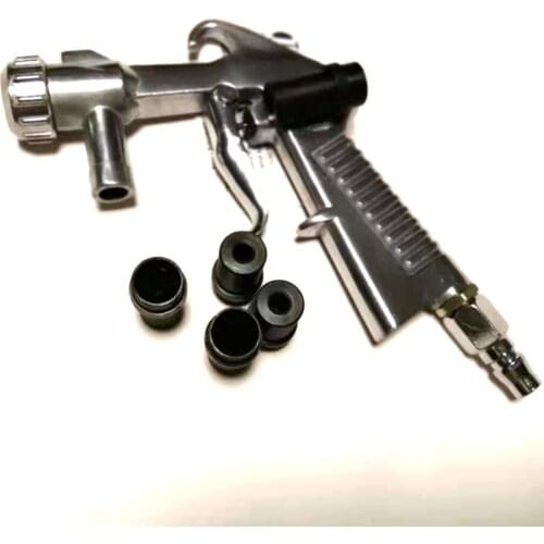 Sandblaster Air Siphon Feed Blast Nozzle Ceramic Tips Abrasive Sand Blasting with 5pcs Steel Nozzles Abrasive