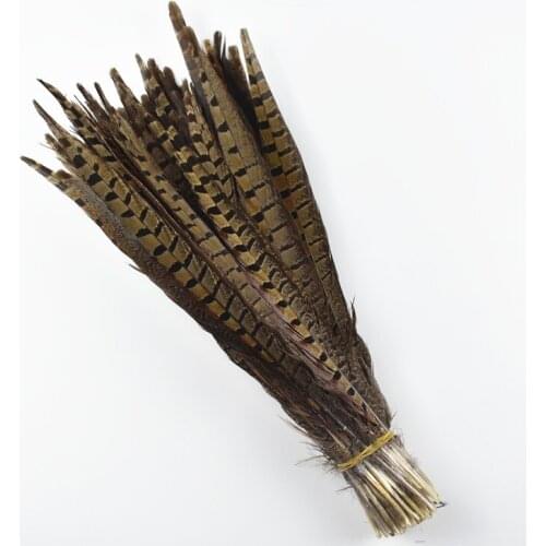 30-35cm Natural Ringneck Pheasant Tail Feathers for Crafts Wedding Decorations Pheasant Feathers Carnival Plumas