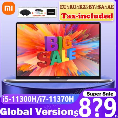 New Xiaomi Redmibook Pro14 Laptop i5-11300H/i7-11370H Ultrabook Notebook 14 Inch 16GB RAM 512GB SSD Windows 10 Computer Portable