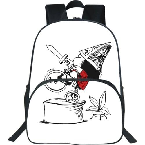 Mafalda Backpack High Capacity Men Fashion Rucksack Multifunction Student Schoolbag Boy Girl Bags Comics Cosplay Casual Knapsack