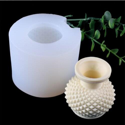 Silicone mold for vase Vase Gypsum Cement Molds Concrete Resin Moulds Mold for DIY Crafts Making