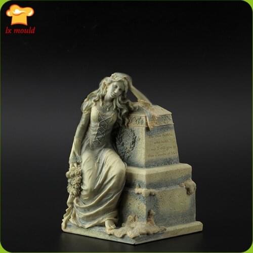 2018LXYY MOULD Corolla Holy Woman Candle Silicone Mould Bible Gifts Decoration Tools