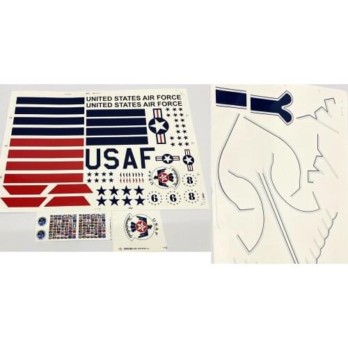 07 Decal for Freewing Foam RC Jet F16 Fighting Falcon FJ30611