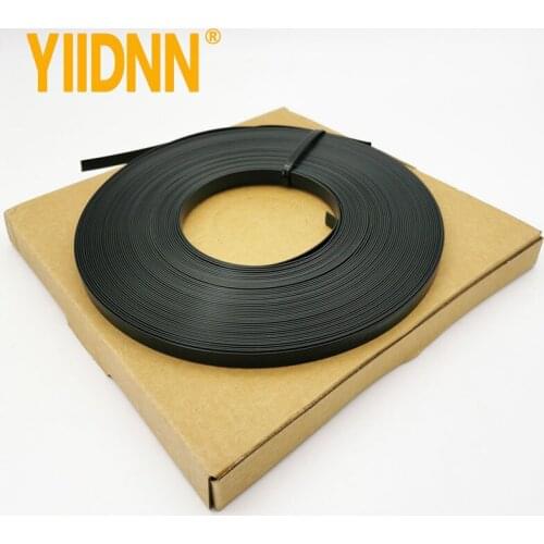 1.2*16mm Stainless Steel PVC Coated Black Bundling Strap 5/8" (16mm)width,20m,66 foot roll