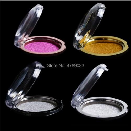 10pcs False Eyelash Packing Box Round Eyelash Boxes Silver/Rose Gold/Black Empty Lash Case Reuseable Colorful Card Lash Box