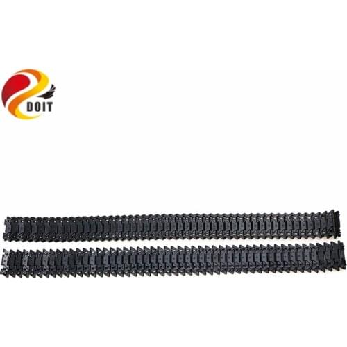100*4cm Black Metal Caterpillar Tracks Crawler Heng Long 1/16 M41 Remote Control Tank 3839 Can Removable