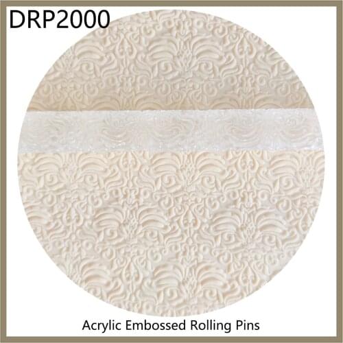 Fondant Decoration Non-stick Pin Great For Sugar Cookies Clay And Art Projects Acrylic 3D Embossed Rolling With Pattern