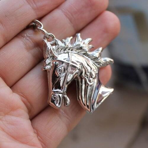 1pc The horse keychain Equestrian enthusiasts horse model key rings Wild horses keychain Keyring Key Chain Key Fob Holder Gift