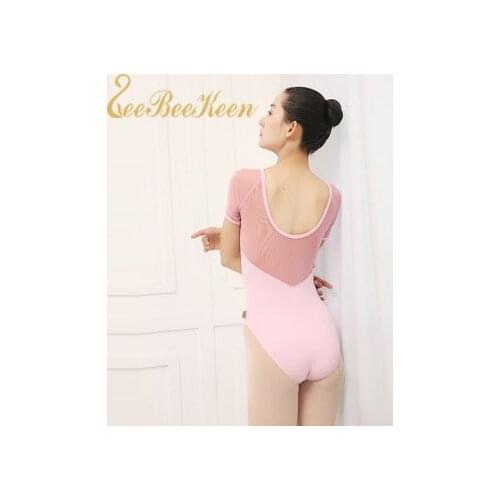 Black/Blue/Green/Red Ballet Leotards For Women Adult Ballet Leotards Ballerina Mesh Bodysuit Girls Dance Costume Ballet Clothes