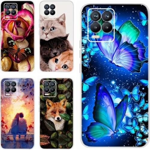 For Oppo Realme 8 Pro Case Realme8 Soft Silicone Cute Painted Cover For Realme 8 Realme8 Pro 8Pro RMX3081 Phone Cases Bumper Bag