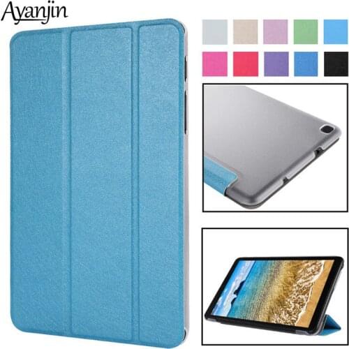 For Samsung Galaxy Tab A 8.0 2019 P200 P205 Flip Stand Case Smart Cover for Samsung Tab A SM-P200 SM-P205 Funda Capa+Film+Pen