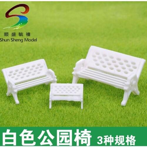 Indoor model material sand table ostinatos diy park benches