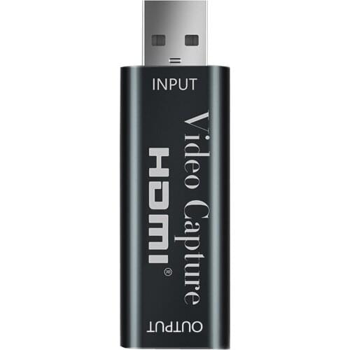 1 PC Portable 4K60HZ 1080P Video Capture Card USB Video Grabber Record Card for Live Stream Broadcast Card Game Capture Card