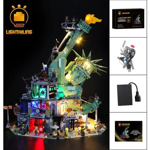 LIGHTAILING LED Light Kit For 70840 Welcome to APOCALYPSEBURG Toy Blocks Lighting Set Compatible With 15014/ SY1276/11252