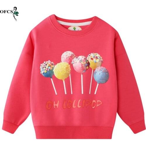Hot Kids Boy Girls Sweaters Baby Cartoon Pattern Pullover Autumn Cotton Tops Full Children Sweatshirts Red Casual Unisex Clothes