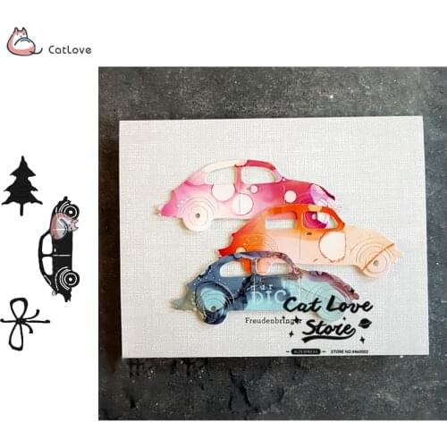 Bow Car Tree Metal Cutting Dies Stencils For DIY Scrapbooking Paper Card Decorative Craft Dies Embossing Die Cuts New 2019