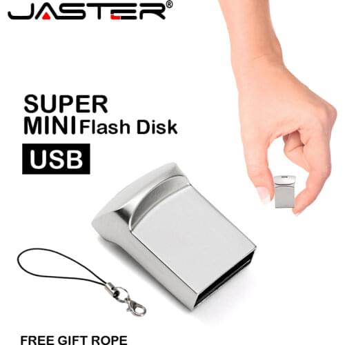 Mini Metal USB 2.0 Flash Drive 4GB 8GB 16GB Free gift 32GB 64GB Pen Drives Memory Stick 100% Real Capacity U Disk Fast shipping