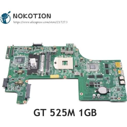 NOKOTION For dell Vostro 3750 Laptop Motherboard HM67 DDR3 GT525M 1GB DAV03AMB8E0 CN-01TN63 01TN63 MAIN BOARD