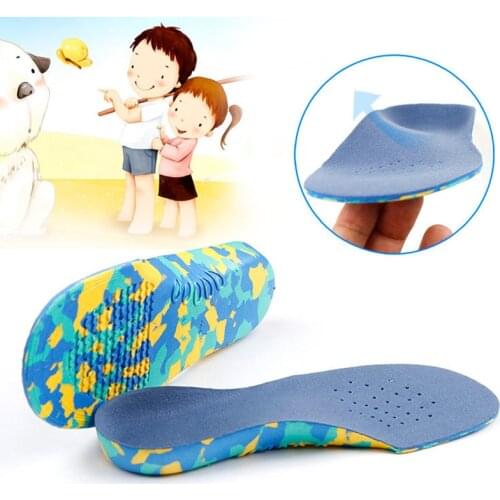 Kids Orthotics Insoles Correction Care Tool For Kid Flat Foot Arch Support Orthopedic Children Insole Soles Sport Shoes Pads