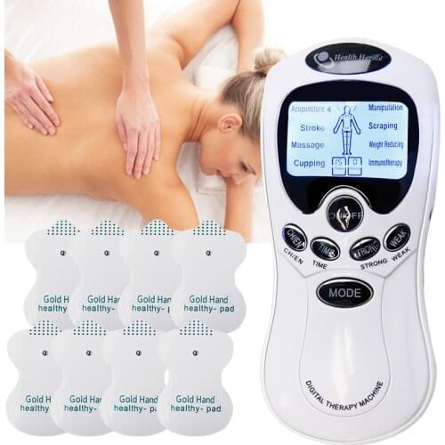 Portable Electrical Muscle Stimulator Digital Meridian Massager Acupuncture Therapy Machine Slimming Body Shaper Dropshipping