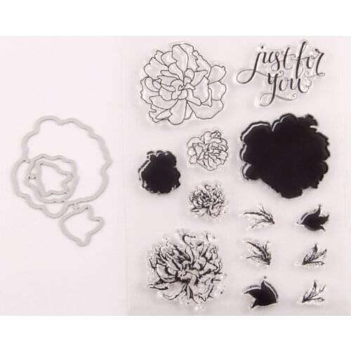 Silicone Clear Stamps for Scrapbooking Flowers Decoration Embossing Folder Craft Rubber Stamp Tools New