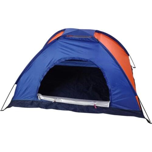Folding Camping Tent Single Layer 1-2/3-4 Person UV-resistant Waterproof Windproof Awning Tent Outdoor Fishing Travel Party