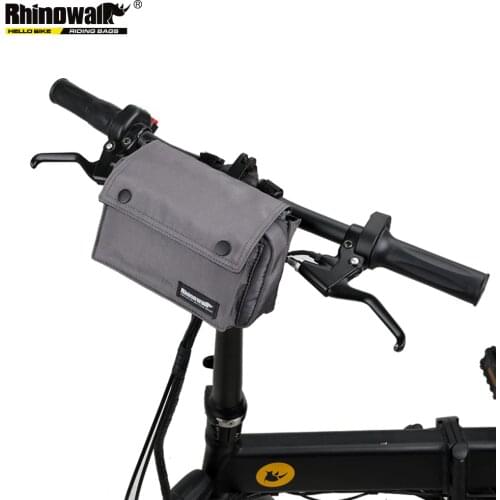 RHINOWALK Folding Bike Handlebar Bag 3 Type Multi-function Front Frame Bag Travel Storage Handbag X2010/X2011/X2012 with Cover
