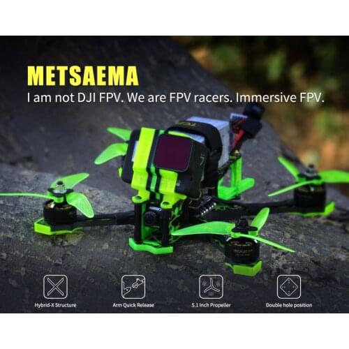 TCMMRC Metsaema215 FPV racing drone drone camouflage folding propeller racing drone freestyle flying flexible FPV drone kit