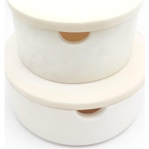 Dental Lab CAD crucible for zirconia crowns sintered crucible dental Crucible with cover round shape holding beads in oven