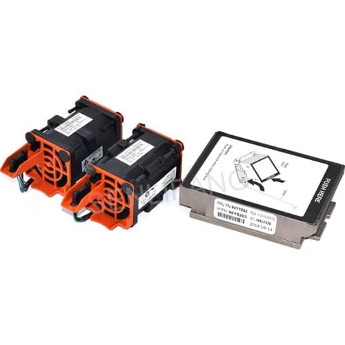 Test OK 94Y7563 94Y7564 8 Wires Cooling Fan*2 & Heatsink 94Y7602 90Y5203 *1 FOR IBM server X3550M4 fan heatsink assembly