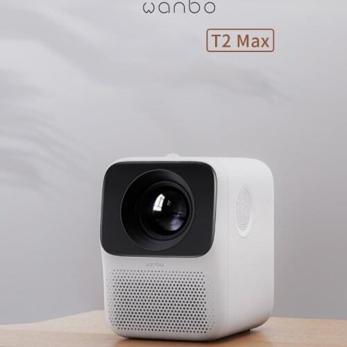 Youpin Wanbo T2 Max LCD Projector LED Support 1080P Vertical keystone correction Portable Mini Home Theater Projector