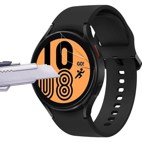 For Samsung Galaxy Watch 4 44mm Screen Protector soft TPU film for galaxy watch4 40mm Bubble-Free HD Clear Flexible Film cover