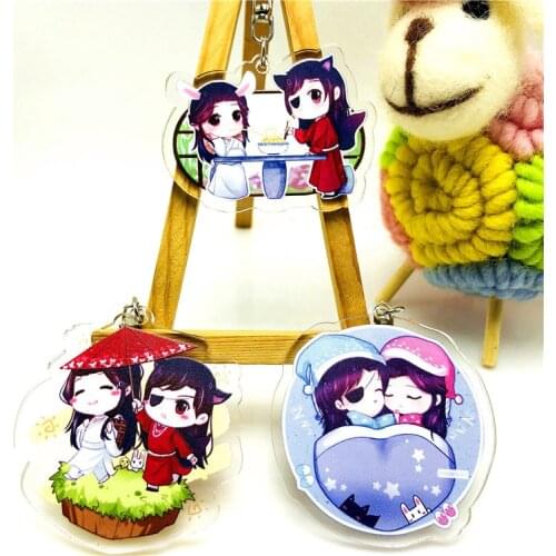 1pc 10cm Anime mo dao zhu shi Tian Guan Ci fu Full Number Acrylic Standing Keychains Plate Model Home Decor Nice Gift