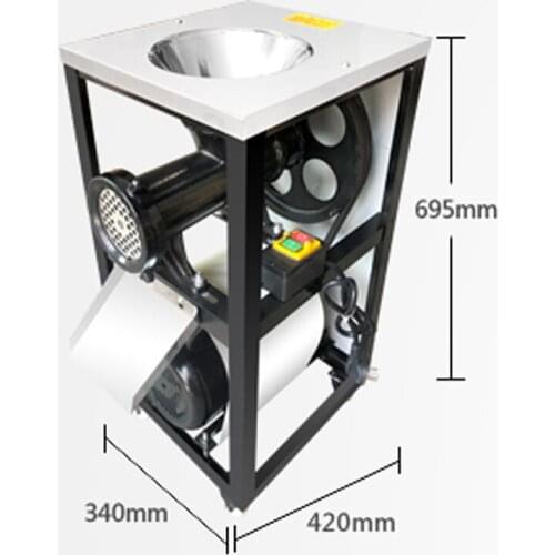 32 Electric Meat Grinder High-Horsepower Meat Grinder Commercial High-Power Fish Grinder Chicken Grinder Bone Shredder