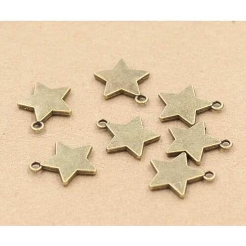 5 pieces/pack) Five-pointed star Charms for Keychain backpack Decorative embellishment