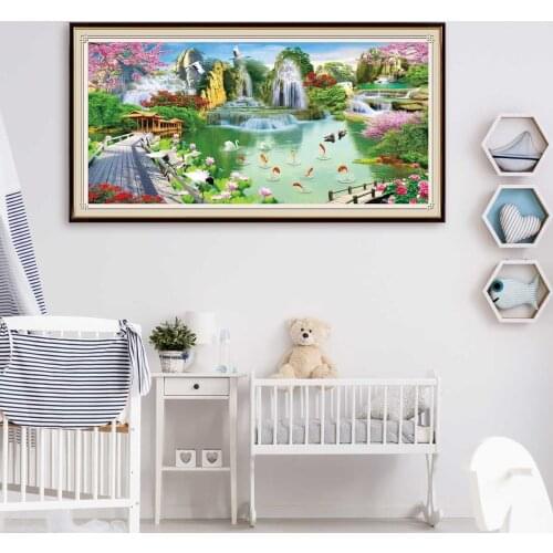 5D Diamond Painting Scenery Full Round Square Drill Diamond Embroidery Landscape Rhinestone Picture Cross Stitch Kit Home Decor