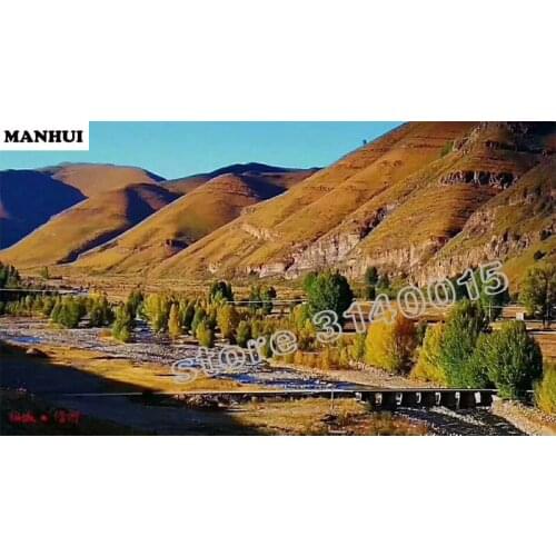 Diamond Embroidery 5D DIY Diamond Painting Huangshan scenery Diamond Painting Rhinestone Cross Stitch Decoration BCD059