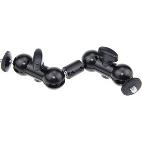 Aluminum 360° 1/4" Adapter Articulating Magic Arm Mount for Camera Monitor