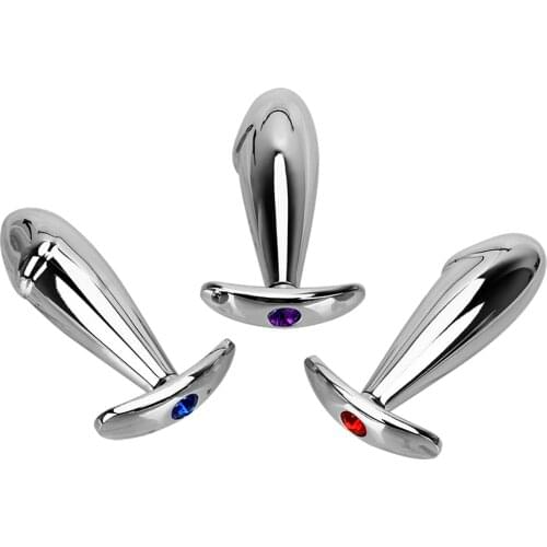 Anal Massage Butt Plug Metal Anal Plug Adult Erotic Toys Female Masturbation Sex Toys For Women Dilator