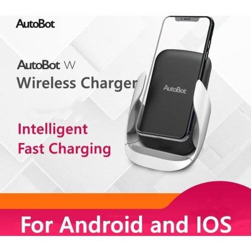 AutoBot Car Phone Cordless Charger Air Vent Phone Mount Fast Charging with Temperature Control for IPhone /Android