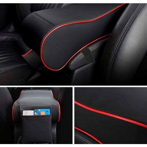 Car Armrests Cover Pad Console Arm Rest Pad For Chevrolet Cruze Aveo Lacetti Captiva Cruze Niva Spark Orlando Epica Sail