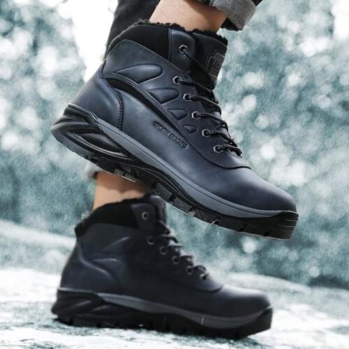 Martin boots mens shoes boots help mens boots British high boots casual Comfortable and non-slip tooling shoes Large size