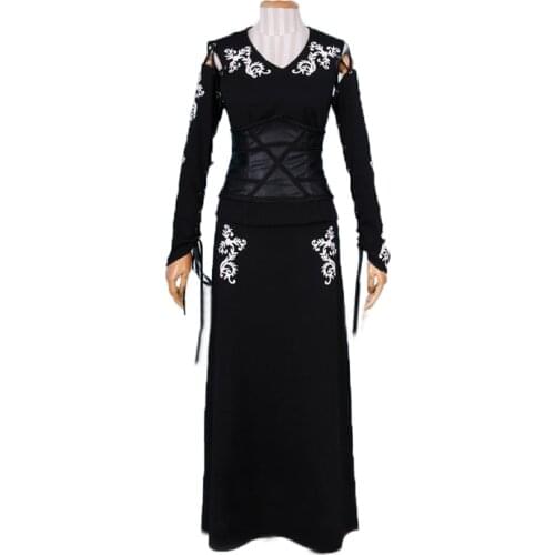 Bellatrix LeStrange black Cosplay costume dress,Perfect custom for you