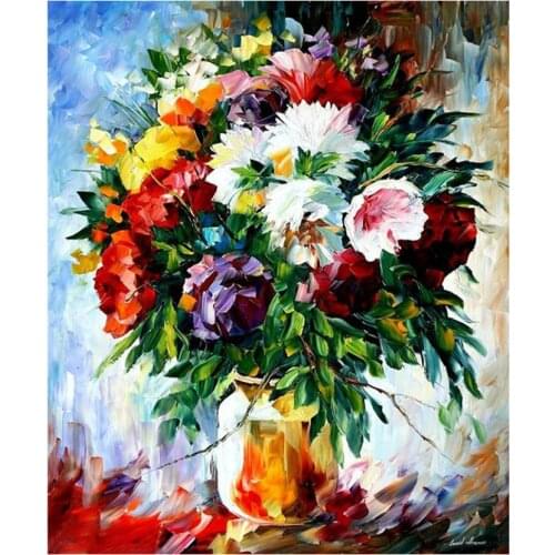 5d diy diamond oil painting flowers vase mosaic embroidery cross stitch rhinestone picture puzzle drawing wall decor craft gifts