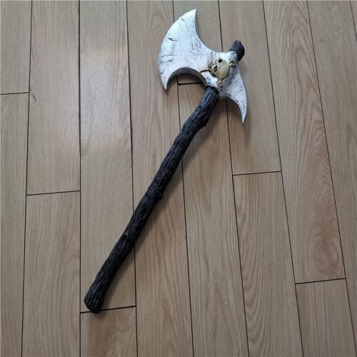 Cosplay Movie Game Anime Skull Pirate Axe Prop Weapon Role Playing Axe 65cm PU Prop Model Weapon Halloween Gift