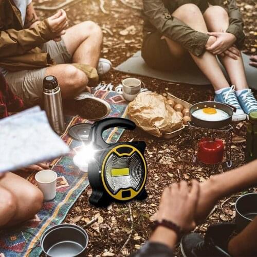 Mini COB Work Lamp Hanging Lantern Home Floodlight Emergency Light Waterproof Tent Outdoor LED Flashlight Camping