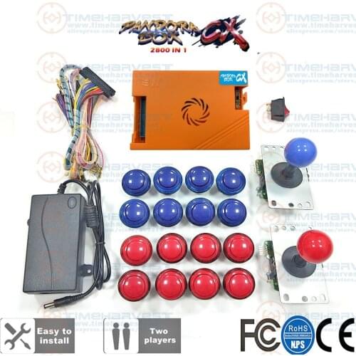 Pandora Box CX 2800 in 1 Wifi Multi Games DIY Kit 2 Playes Arcade Game Cabinet 8 Way Joystick Switch Push Button With Tutorial