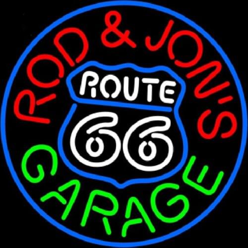 Neon Sign Rod Snd Ions Garage sign route 66 Bar Pub Handcrafted neon light sign for MUSIC window custom free design Iconic Sign