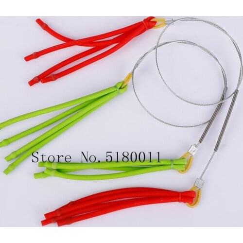 2pcs Semi-automatic slingshot upgrade natural latex elastic line 3060 strong rubber elastic line 40 burst rubber band