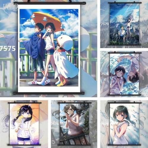 Weathering with You Amanohina Anime Manga Wall Poster Anime Posters Canvas Painting Wall Decor Poster Wall Art Picture Home Deco